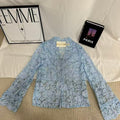 Openwork Casual Lace Shirt