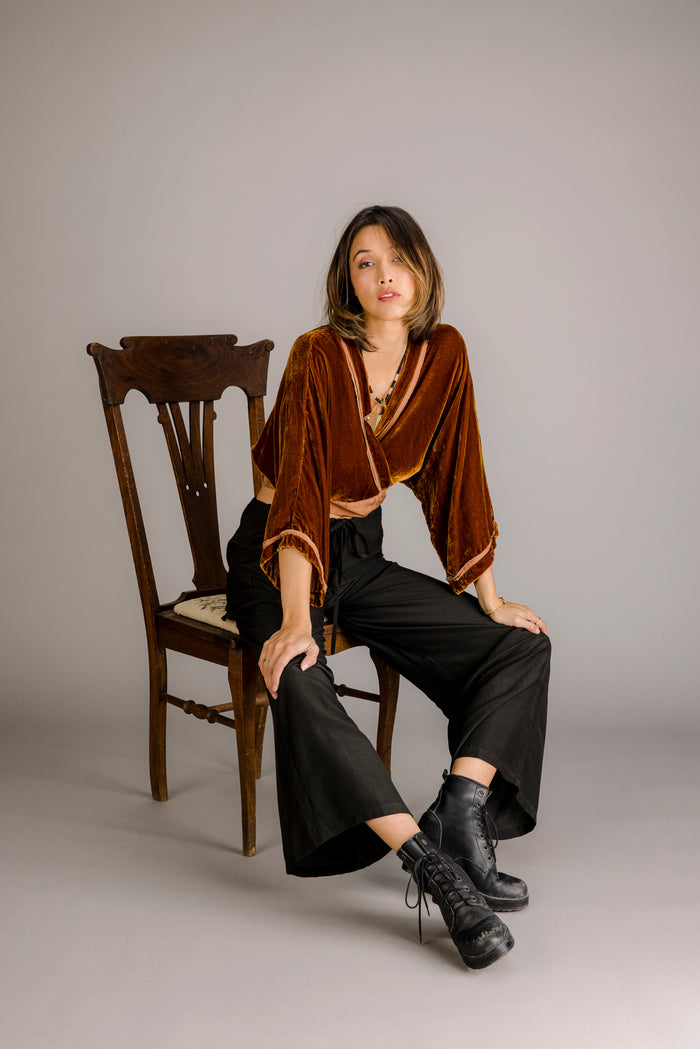 Orient Wrap top