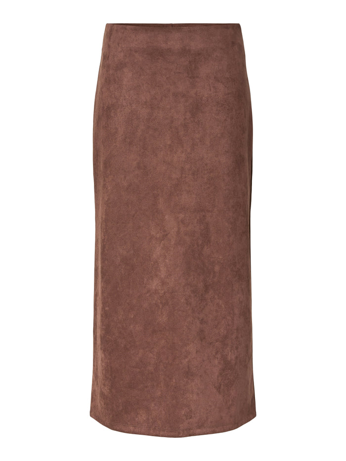 Orlaith Suedette Ankle Skirt (Delicioso)