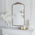 Ornate Arched Gold Mirror