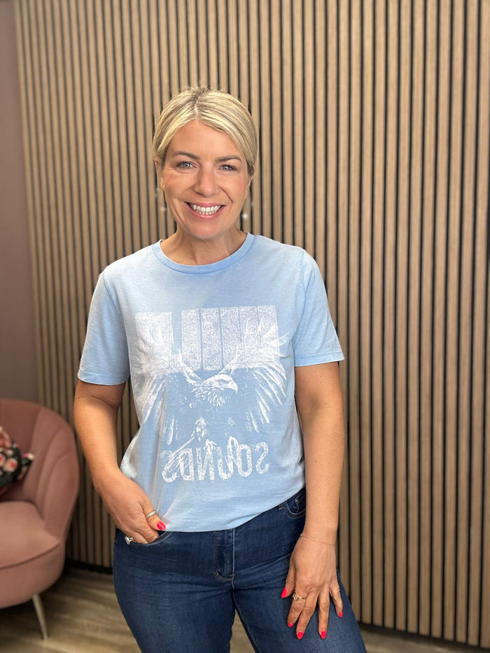 OSSI T-SHIRT (DELLA ROBIA BLUE)