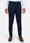 Oxford Blue Flannel Pants - SARTORO