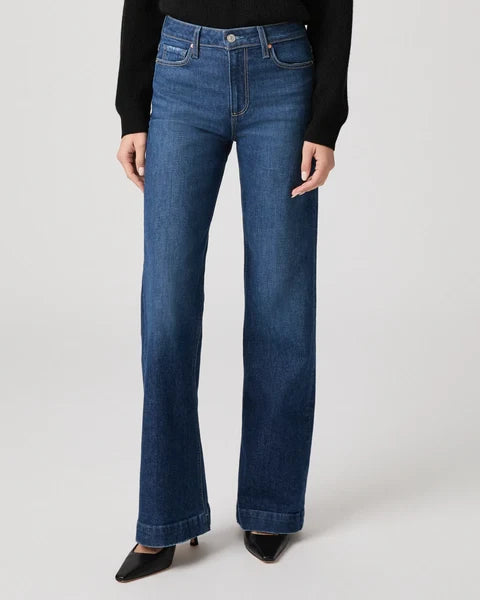 Paige Denim Leenah 32" Wide Leg Jean in Frevo