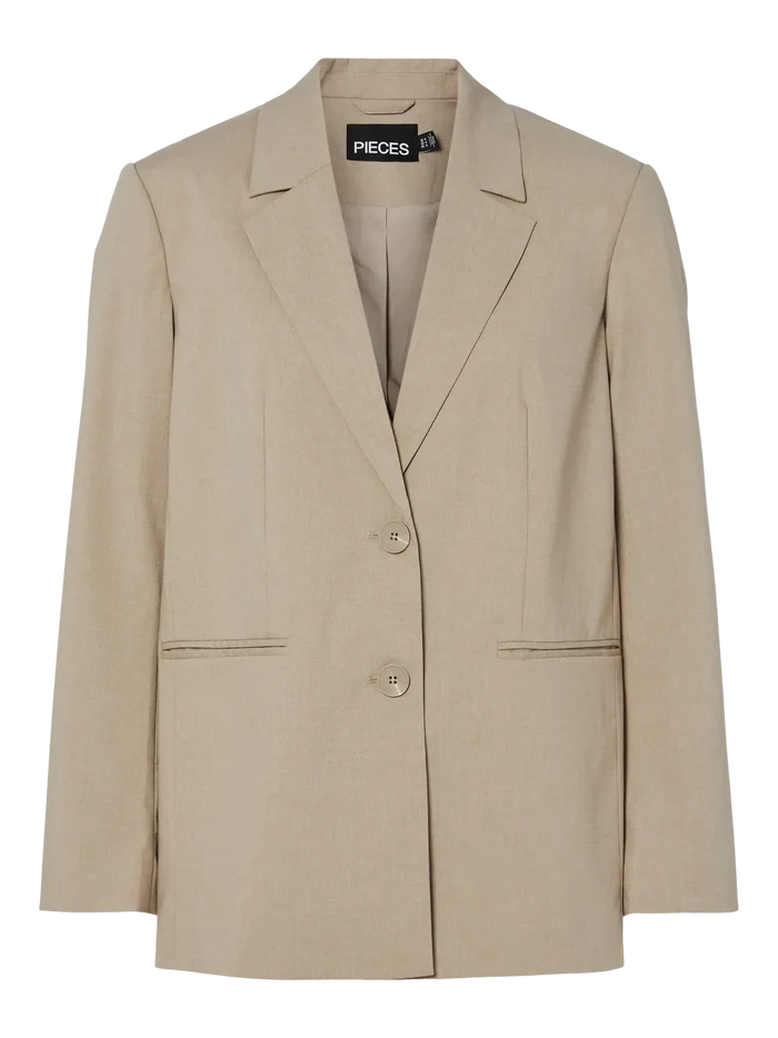 Paislee Loose Blazer (Greige)
