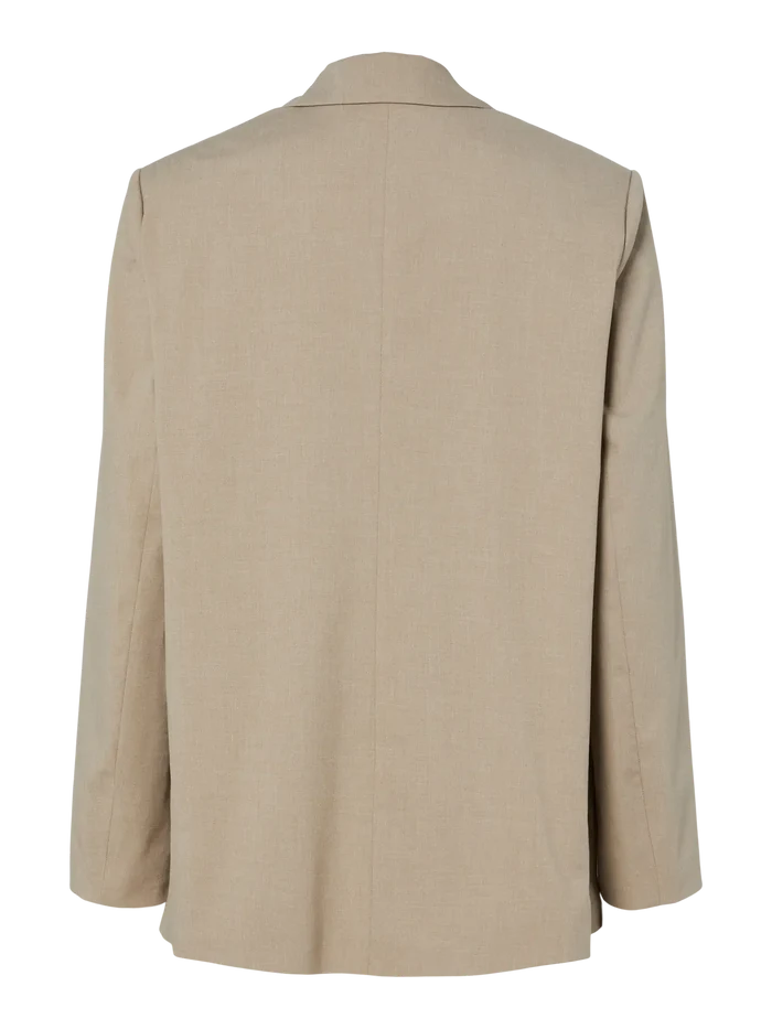 Paislee Loose Blazer (Greige)