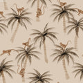 Palms & Monkeys Sand - Family Fabrics B.V.