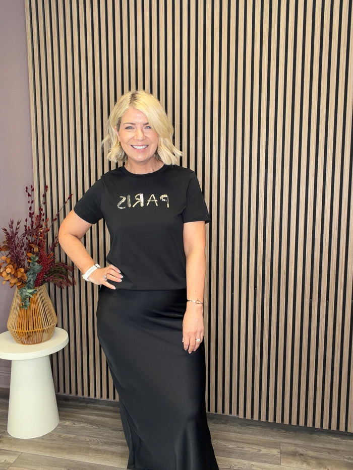 Paris T-Shirt (Black)