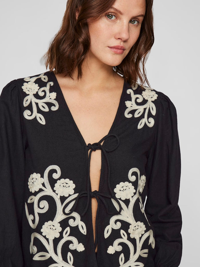 Pauline Top (Black Beauty/Birch)