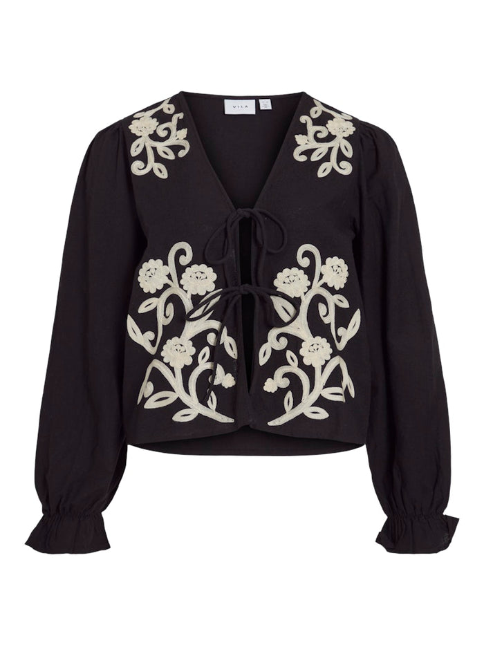 Pauline Top (Black Beauty/Birch)