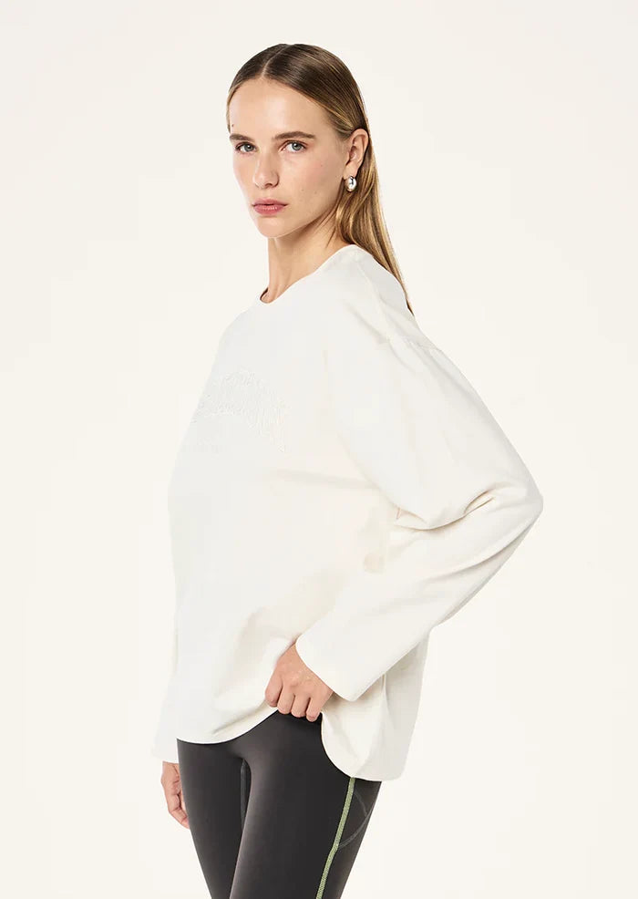P.E NATION Core Oversized LS Tee (White)