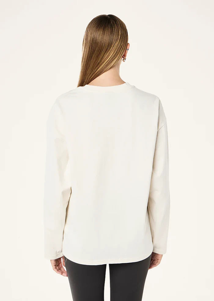 P.E NATION Core Oversized LS Tee (White)