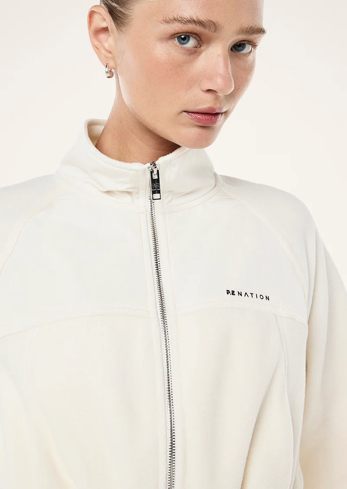 P.E Nation Form Jacket (Whisper White)