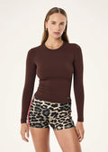 P.E Nation Foundation LS Top (Mahogany)