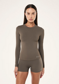 P.E Nation Foundation LS Top (Major Brown)