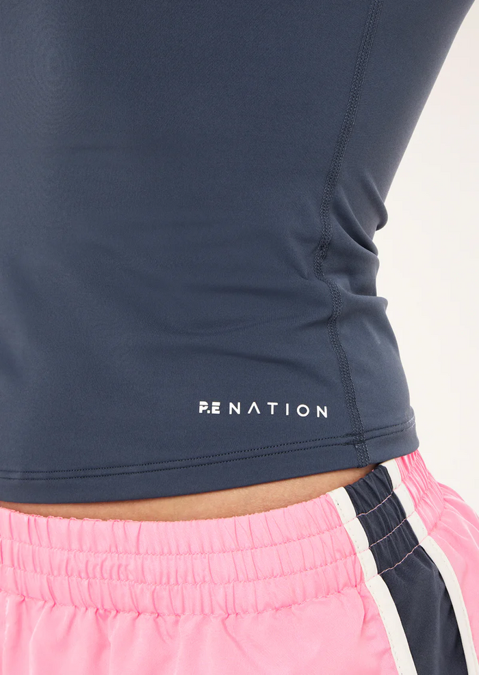 P.E Nation Foundation LS Top (Marine Blue)
