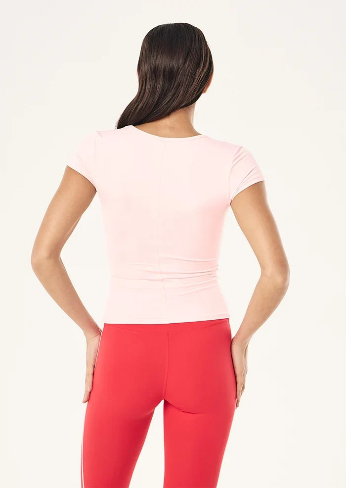 P.E Nation Foundation Scoop SS Top (Soft Pink)