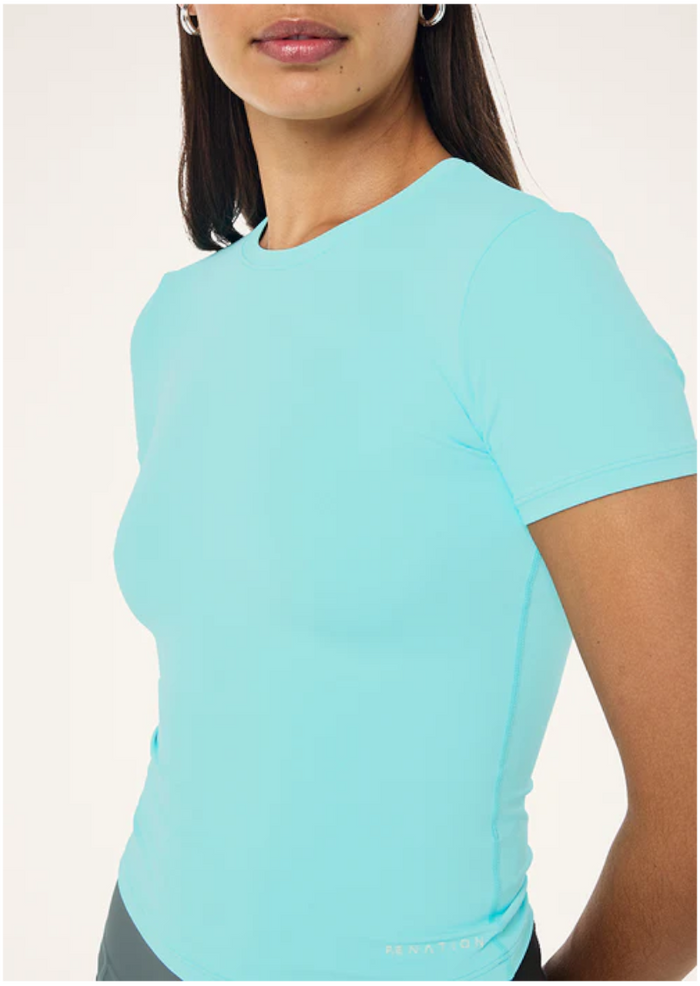 P.E Nation Foundation Short Sleeve Tee (Aqua)