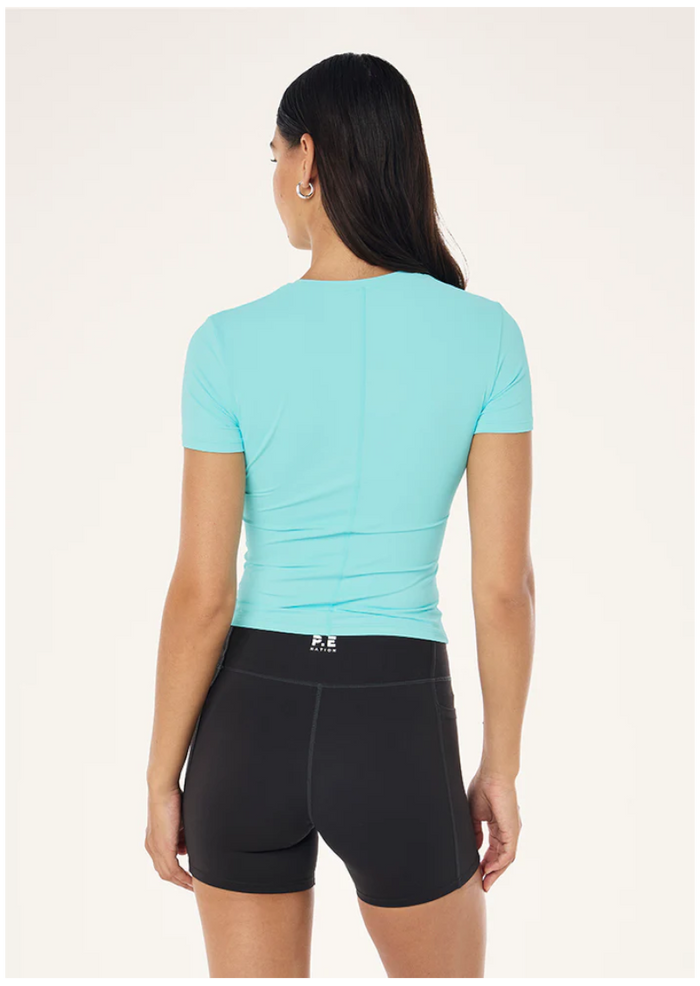 P.E Nation Foundation Short Sleeve Tee (Aqua)