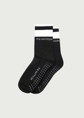 P.E Nation Homage Grip Crew Sock (Black)