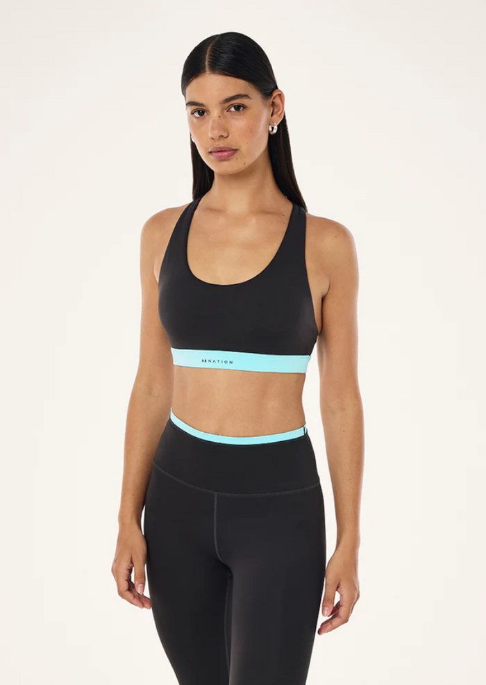 P.E Nation Lumify Sports Bra (Smokestone)
