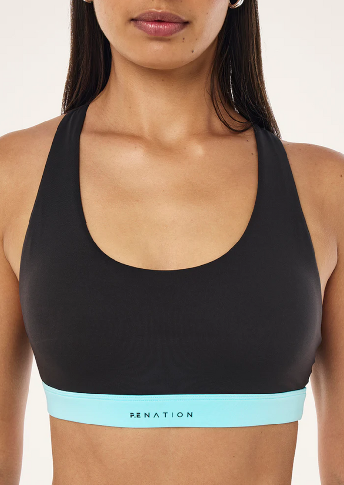 P.E Nation Lumify Sports Bra (Smokestone)