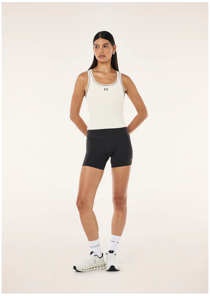 P.E Nation Nexus Rib Tank (Whisper White & Smokestone)