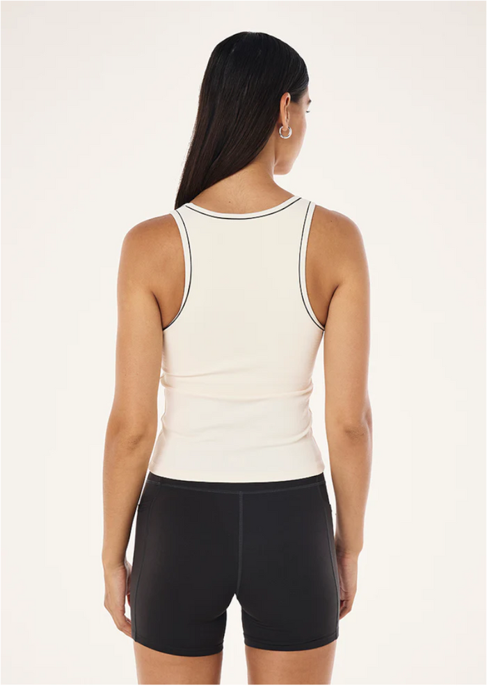 P.E Nation Nexus Rib Tank (Whisper White & Smokestone)