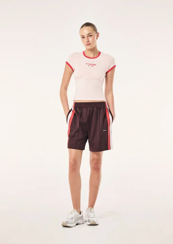 P.E Nation Reveal Baby Tee (Soft Pink)