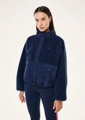 P.E Nation Technique Quilt Jacket (Dark Navy)