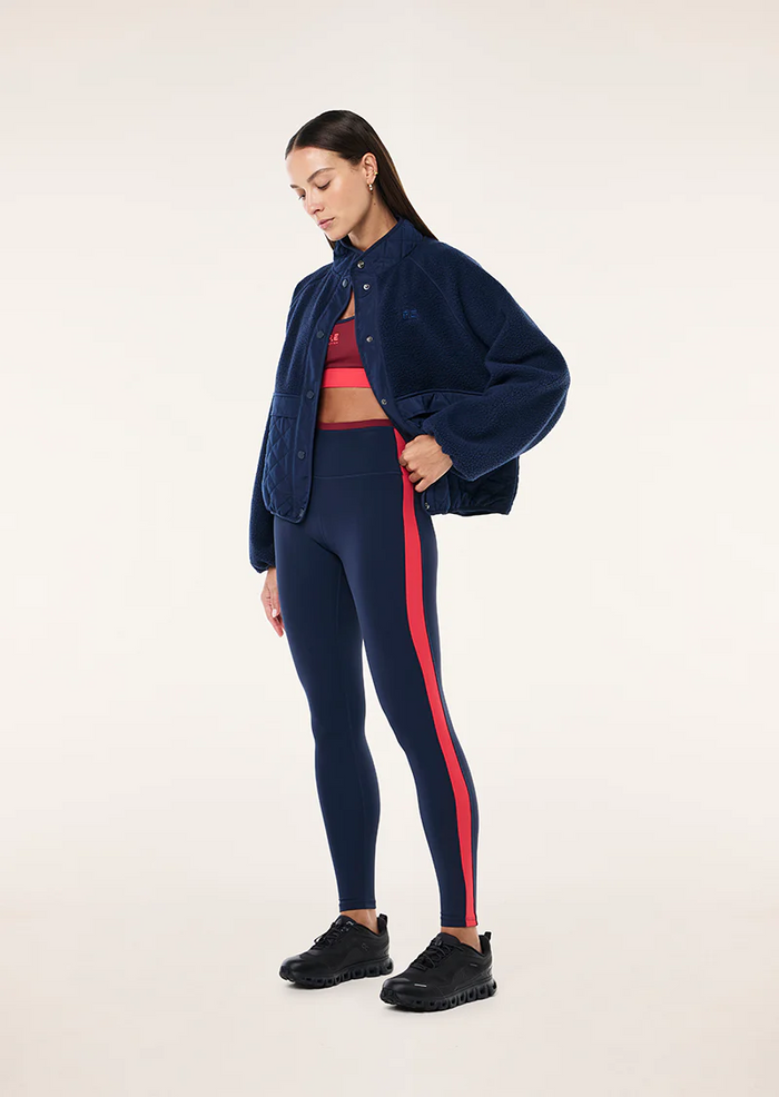 P.E Nation Technique Quilt Jacket (Dark Navy)