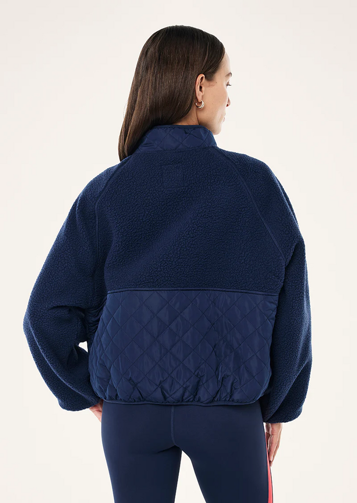 P.E Nation Technique Quilt Jacket (Dark Navy)