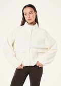 P.E NATION Technique Quilt Jacket (White)