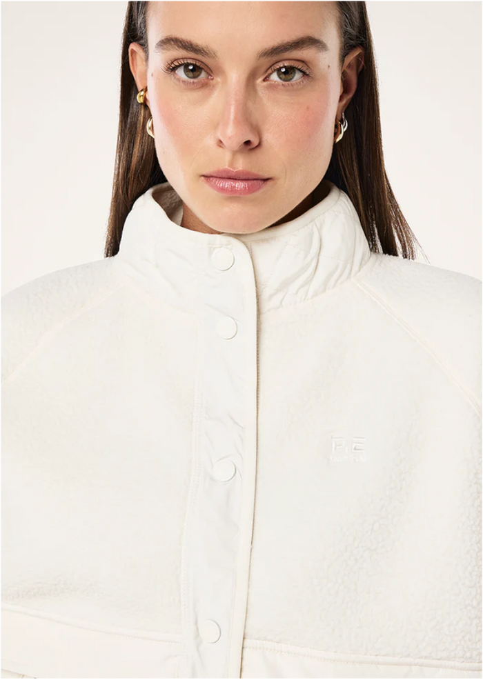 P.E NATION Technique Quilt Jacket (White)