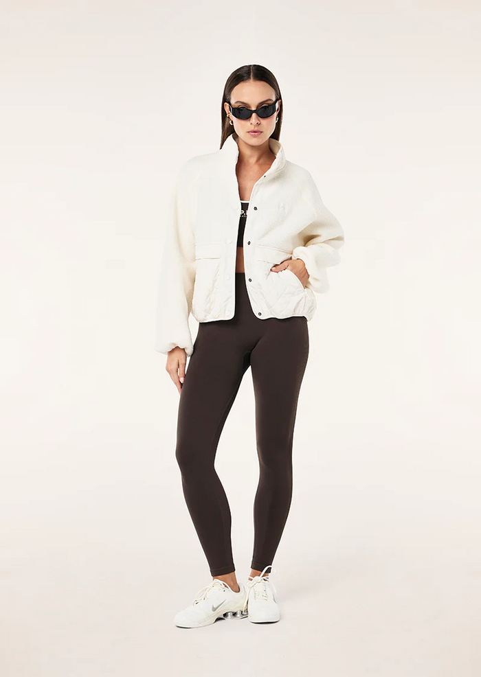 P.E NATION Technique Quilt Jacket (White)