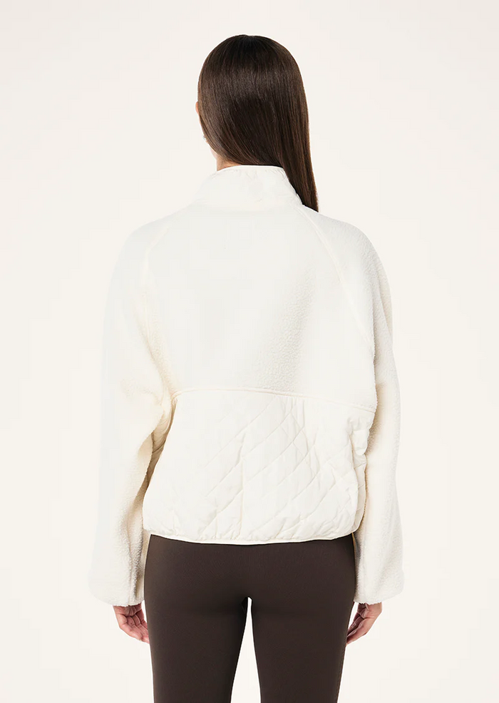 P.E NATION Technique Quilt Jacket (White)