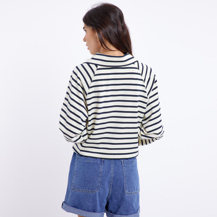 PELAGIE SWEATSHIRT (CREAM/BLACK)