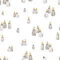Penguins Yellow Hat - Family Fabrics B.V.