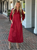 Perlavera Maria Maxi Dress in Wine