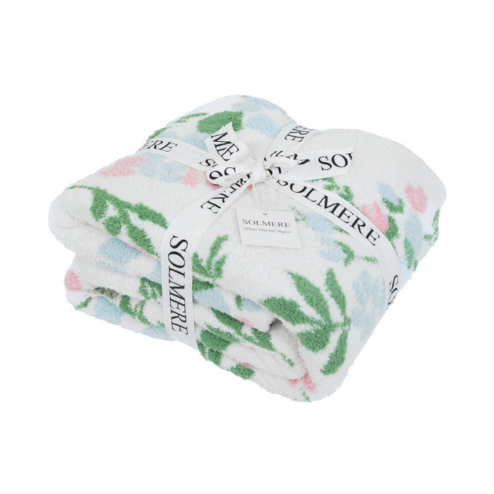 Petite Clustered Floral Blanket