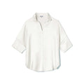 PJ Harlow Fran Collar Top in Pearl