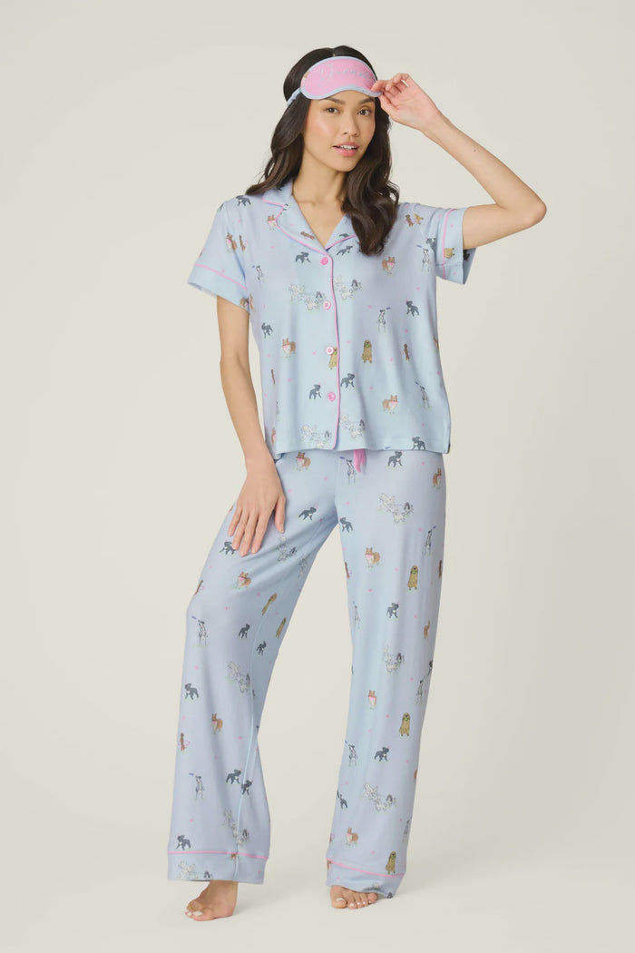 PJ Salvage Bark Park Fetch & Frolic 3-Piece PJ Set