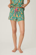 PJ Salvage Cheetah Bonita Dreams Cheetah Print Pajama Shorts