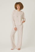 PJ Salvage Romantic Rose Ditsy Floral Print Hoodie & Pants PJ Set