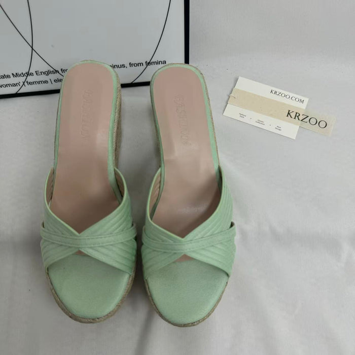 Platform Peep-Toe Sandals