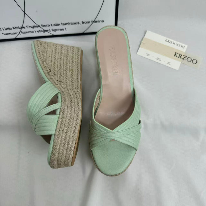 Platform Peep-Toe Sandals