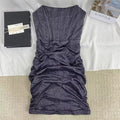 Pleated Shimmering Dress