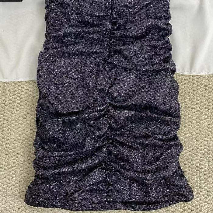 Pleated Shimmering Dress