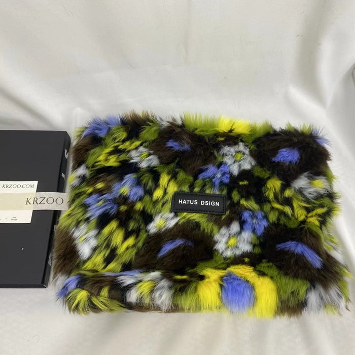 Plush Oil Painting Tote Bag