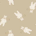 Polar Bears Pistache Big - Family Fabrics B.V.