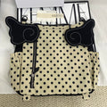 Polka Dot Wing Tote Bag